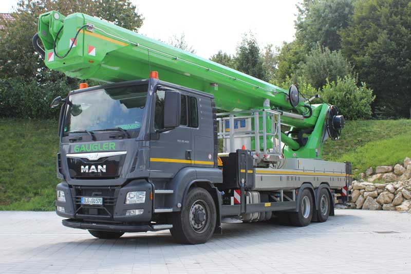 LKW-Arbeitsbühne mieten bei Gaugler Mietservice Wertingen / Bliensbach